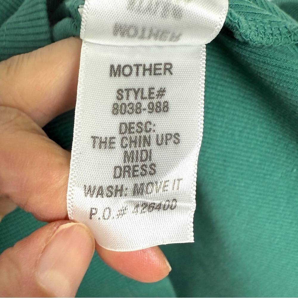 MOTHER The Chin Up Tank Ribbed Midi Dress Small - Picture 8 of 9